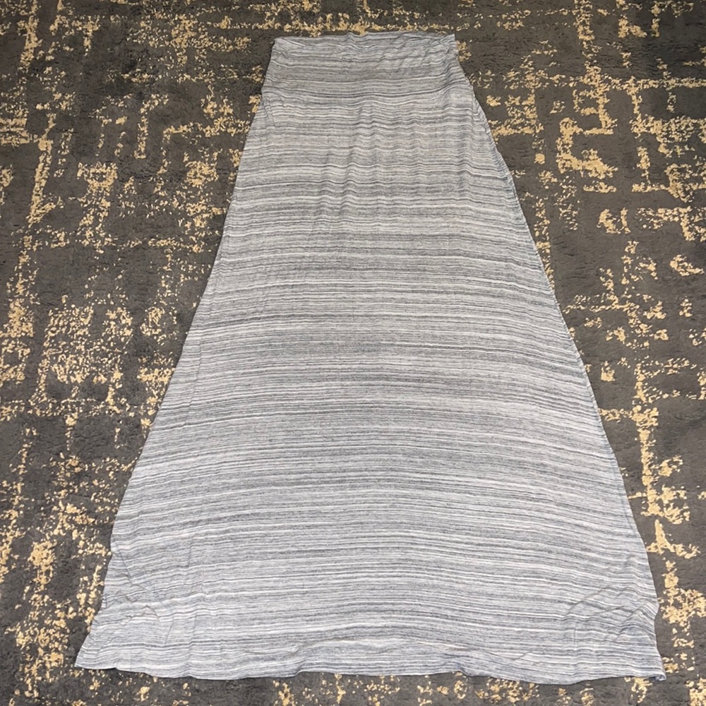 Gray Maxi Skirt